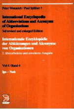 International Encyclopedia of Abbreviations <em>and</em> Acronyms of organizations vol4/b<em>and</em> 4