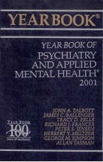 THE YEAR <em>BO</em>OK OF PSYCHIATRY AND APPLIED MENTAL HEALTH  2001