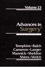 ADVANCES <em>IN</em> SURGERY <em>VOLUME</em> <em>2</em>3 1990