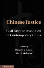 <em>Chinese</em> justice civil dispute resolution in contemporary China