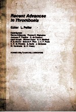Recent <em>advances</em> <em>in</em> thrombosis