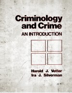 CRIMINOLOGY <em><em>AN</em>D</em> CRIME  <em>AN</em> <em>INTRODUCTION</em>