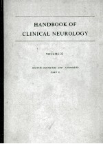 HANDBOOK O<em>F</em> CLINICAL NEUROLOGY VOLUME 22 SYSSTEM DISORDERS AND ATROPHIES  PART 2