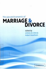 <em>The</em> <em>Law</em> and Economics <em>of</em> Marriage and Divorce