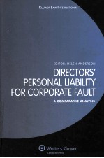 DIRECTORS'PERSONAL LIABILITY <em>FOR</em> CORPORATE FAULT  A COMPARATIVE ANALYSIS