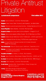 PRIVATE ANTITRUST LITIGATION  JURISDI<em>C</em>TIONAL <em>C</em>OMPARISONS  FIRST EDITION 2013