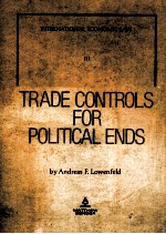 Trade <em>control</em>s for political ends