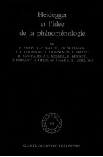 Heidegger <em>et</em> <em>l</em>'idee de <em><em>l</em>a</em> phenomeno<em>l</em>ogie