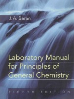 <em>Laboratory</em> <em><em>Man</em>ual</em> for Pr<em>in</em>ciples <em>of</em> General Chemistry Eighth <em>Edition</em>