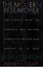 <em>THE</em> MODERN RESEARCHER  FIFTH <em>EDITION</em>