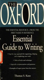 <em>The</em> Oxford essential <em>guide</em> <em>to</em> <em>writing</em>