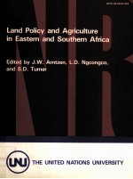 Land policy and agriculture <em>in</em> Eastern and Southern Africa : selected papers presented at a <em>workshop</em>