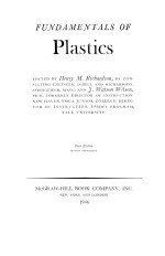 FUNDAMENTALS <em>OF</em> PLASTICS FIRST <em>EDITION</em>