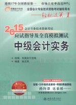 2015年注册<em>会计</em>师考试应度指导及全真模拟测试  中级<em>会计</em>实务