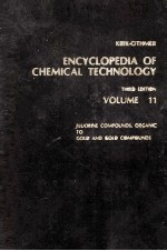 <em>ENCYCLOPEDIA</em> <em>OF</em> CHEMICAL <em>TECHNOLOGY</em> THIRD <em>EDITION</em> VOLUME 11
