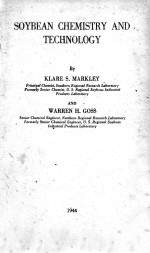 SOYBEAN CHEMISTRY <em>AND</em> TECHNOLOGY