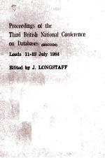 Proceedings of <em>the</em> Third British National Conference on Databases (BNCOD3)