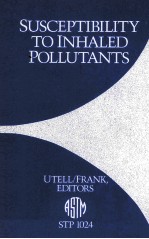 SUSC<em>EP</em>TIBILITY TO INHAL<em>ED</em> POLLUTANTS