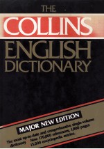 COLLINS DICTIONARY <em>OF</em> <em>THE</em> ENGLISH <em>LANGUAGE</em>  SECOND EDITION
