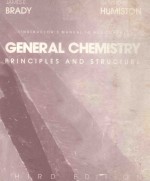 <em>GENERAL</em> CHEMISTRY PRINCIPLES AND STRUCTURES THIRF <em>EDITION</em>
