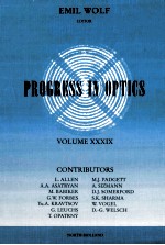 PROGRESS <em>IN</em> OPTICS  <em>VOLUME</em> 39