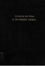 Market<em>in</em>g and Sales <em>in</em> the Chemical <em>In</em>dustry