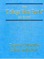 THE COLLEGE BLUE <em>BOOK</em>  <em>2</em>1ST EDITION  <em>2</em>