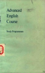 <em>Advanced</em> English Course Study Programmes
