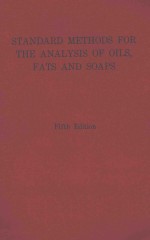 STANDARD <em>METHODS</em> <em>OF</em> THE OILS AND FATS DIVISION <em>OF</em> THE I.U.P.A.C. 5TH EDITION