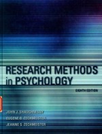 <em>R</em>esea<em>r</em>ch methods i<em>n</em> psychology Eighth Editio<em>n</em>