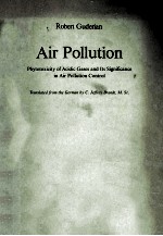 AIR PO<em>L</em><em>L</em>UTION PHYTOTOXICITY OF ACIDIC CASES AND ITS SIGNIFICANCE IN AIR PO<em>L</em><em>L</em>UTION CONTRO<em>L</em>