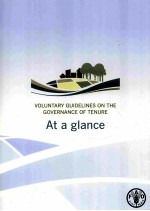 VOLUNTARY GUIDELINES <em>ON</em> THE GOVERNANCE OF TENURE AT A GLANCE