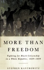MORE THAN FREEDOM  FIGHTING <em>FOR</em> BLACK CITIZENSHIP IN A WHITE REPUBLIC