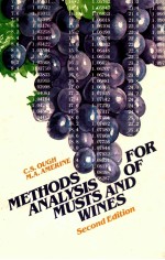 <em>Methods</em> for <em>analysis</em> <em>of</em> musts and wines second edition