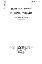 LIGHT SCATTERING <em>BY</em> SMALL PARTICLES