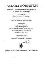 Landolt-Bornstein New Series Numerical Data and Functional <em>Relationships</em> in Science and Technology E