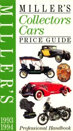 MILLER'S  COLLECTORS CARS PRICE GUI<em>D</em>E 1993-94 VOLUME III