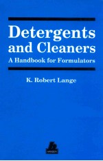 Detergents and cleaners :a handboo<em>k </em>for formulattors
