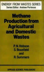 Methane <em>pr</em>oduction from agricultural and domestic was wastes