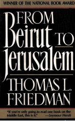 F<em>R</em>OM BEI<em>R</em>UT TO JE<em>R</em>USALEM