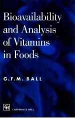 Bioavailability and <em>analysis</em> <em>of</em> vitamins in foods