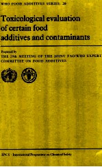 Toxicological evaluation of certain food additives and contaminants prepared <em>by</em> the 29th metting of 