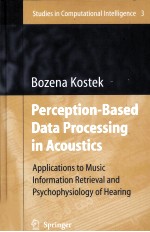 PERCEPTION-<em>BASED</em> DATA <em>PROCESSING</em> IN ACOUSTICS <em>APPLICATIONS</em> TO MUSIC INFORMATION RETRIEVAL <em>AND</em> PSYCHO