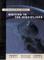 THE HARCOURT BRACE GUI<em>D</em>E TO WRITING IN THE <em>D</em>ISCIPLINES