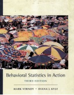 <em>BEHAVIORAL</em> <em>STATISTICS</em> IN ACTION THIRD EDITION