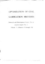 West Virginia University.Dept.of Chemical <em>Engineering</em>.Optimization of coal gasification processes