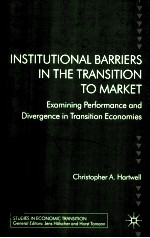 INSTITUTION<em>A</em>L B<em>A</em>RRIERS IN THE TR<em>A</em>NSITION TO M<em>A</em>RKET  EX<em>A</em>MINING PERFORM<em>A</em>NCE <em>A</em>ND DIVERGENCE IN TR<em>A</em>NSITI