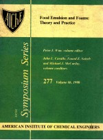 Food emulsion <em>and</em> foams : <em>theory</em> <em>and</em> <em>practice</em>