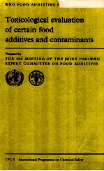 Toxicological evaluation of certain food additives and contaminants prepared <em>by</em> the 33rd metting of 