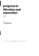 Progress <em>in</em> filtration and separation;4.1986.